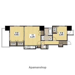 セントヒルズ中町【10階】の間取り