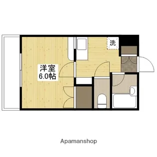 ロアール上天満【8階】の間取り