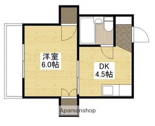 和田ビル【4階】の間取り