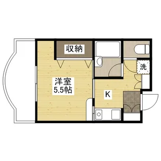 L’A LLURE舟入【3階】の間取り