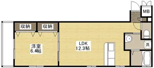 ヴィジョン御幸【2階】の間取り