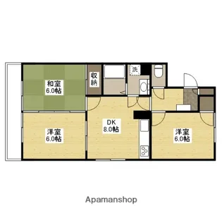 山本マンション【2階】の間取り