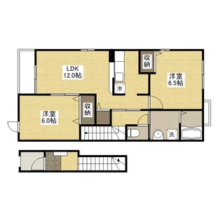 サンリットヴィラ1【2階】の間取り