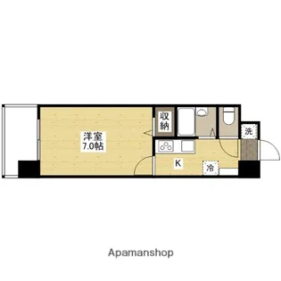 パークサイド羽衣【7階】の間取り