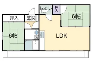 コープYK【2階】の間取り