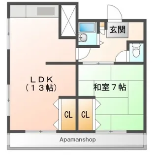 メゾン楠木【3階】の間取り