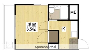 ベル旭町【206号室】の間取り