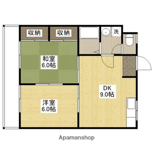 カルチェ田中【3階】の間取り