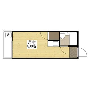 パステルクボ16【4階】の間取り