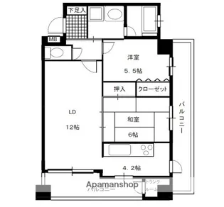 J’CITY高須弐番館【3階】の間取り