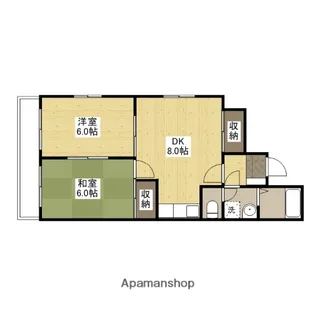 MARUYA BLDG3【5階】の間取り