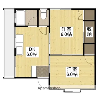 光田アパート【2階】の間取り