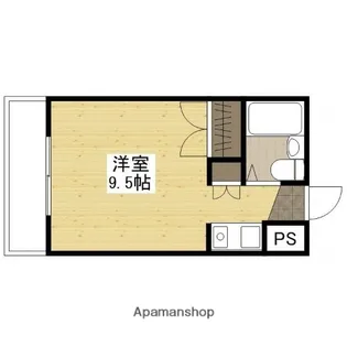 ウエストコート【4階】の間取り