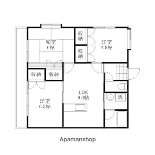 コンフォールエムズ【1階】の間取り