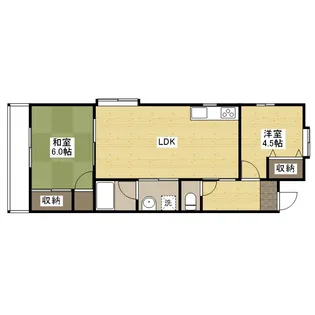 ラポール原田【3階】の間取り