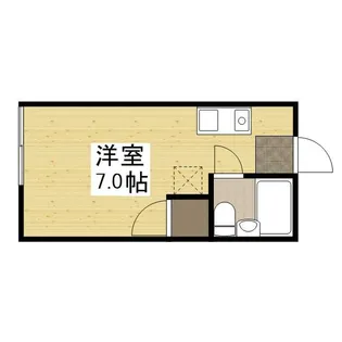 コーポKAKU【1階】の間取り