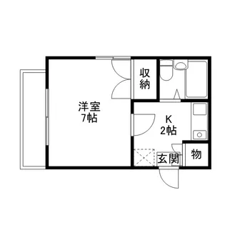 フジカ・ハウス【3階】の間取り