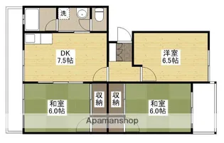コーポミネカワ【4階】の間取り