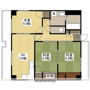 シーガル大芝【3階】の間取り