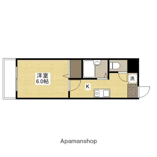 タウンハウス榎町【3階】の間取り