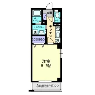 フォブール銀河Ⅲ【3階】の間取り