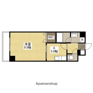 アバント宮内【9階】の間取り