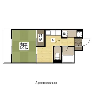 スタープラザ舟入【8階】の間取り