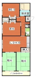 セジュールHARA【3階】の間取り