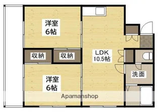 エスポワール【4階】の間取り