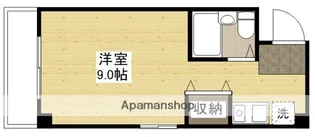 クリエーション中広【5階】の間取り