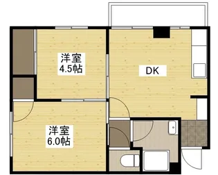 松尾ビル【4階】の間取り