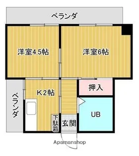 武井ビル【3階】の間取り