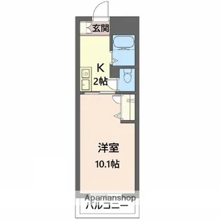 フロントビル千田【3階】の間取り