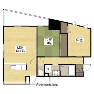 ダイアモンドビュー【7階】の間取り