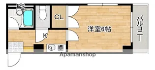 エステート24東雲【4階】の間取り