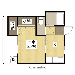 プレゼンス庚午北【4階】の間取り