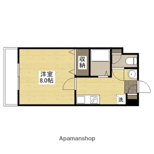 ラフォーレ祇園【3階】の間取り