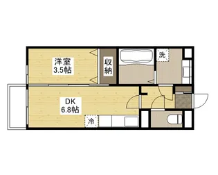 ノースフイス【1階】の間取り