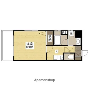 アイビースクエア寺町【2階】の間取り
