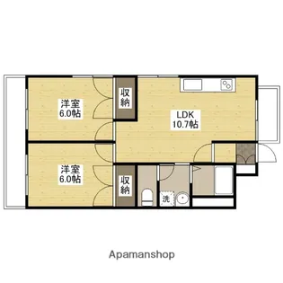 フリーダム舟入本町【9階】の間取り