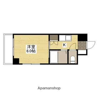 第2コーポみささ【3階】の間取り