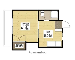 メゾンうえだ【4階】の間取り