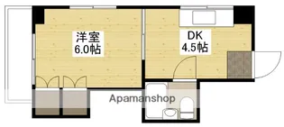 ヴィラ大州通り【6階】の間取り