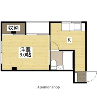ブルックス駅前【3階】の間取り