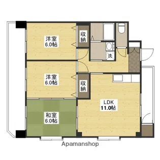 コスモピア【2階】の間取り
