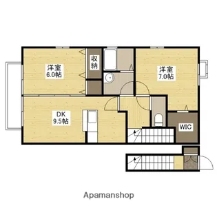 コンフォール祇園【2階】の間取り
