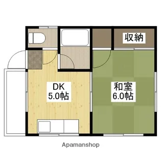 レジデンス・ナンバ【3階】の間取り