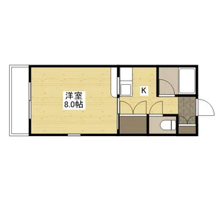 ARCナカシマ壱番館【2階】の間取り