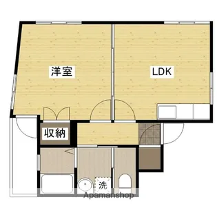 FLECHIR−KUB【1階】の間取り