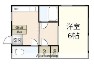 皆実町アパート【3階】の間取り